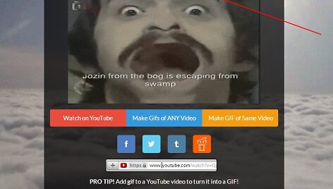 Kaip padaryti .gif formatą
