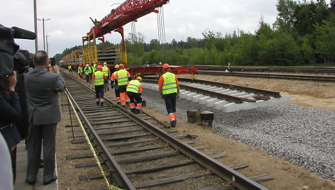 Projekto „Rail Baltic“ darbus Lietuvos teritorijoje planuojama baigti iki 2015-ų metų