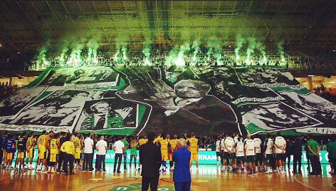 Atėnų &bdquo;Panathinaikos&ldquo; sirgaliai 