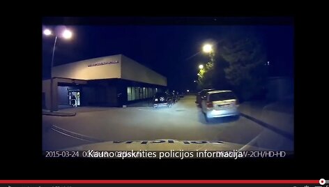 Užfiksuota akimirka: prie Kauno klinikų