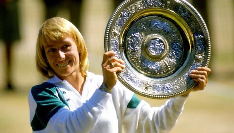 Martina Navratilova tapo daugkartine Vimbldono čempione