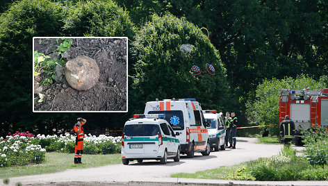 Kauno botanikos sode aptiktas sprogmuo