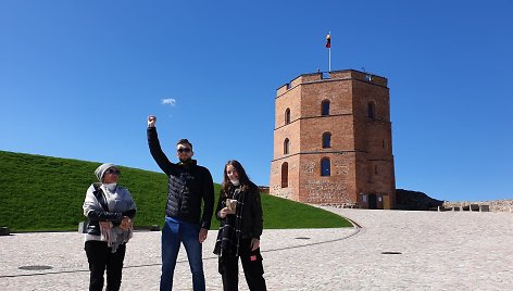 Pirmieji Gedimino pilies bokšto turistai atvyko iš Latvijos