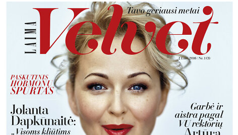 Žurnalo &bdquo;LAIMA Velvet&ldquo; vir&scaron;elis