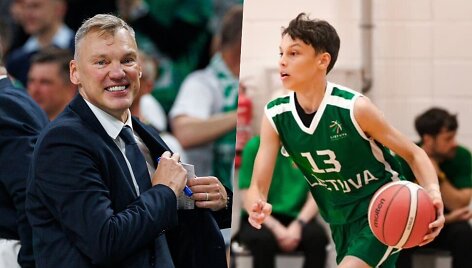 &Scaron;arūnas ir Lukas Jasikevičiai