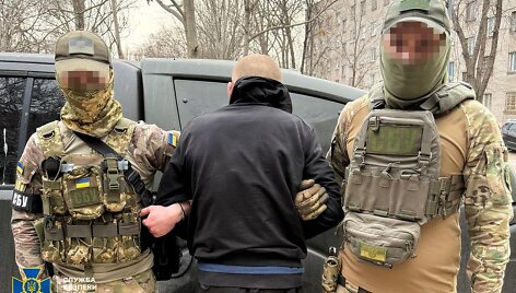 Ukrainos saugumo tarnyba sučiupo sprogmenis gaminti turėjusį GRU agentą