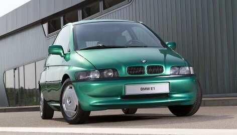 BMW E1 nebuvo i&scaron;vaizdus automobilis