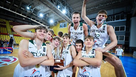 Lietuvos U16 rinktinės triumfas Europos čempionate