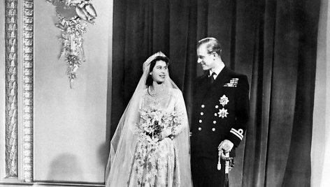 Karalienė Elizabeth II ir princas Philipas