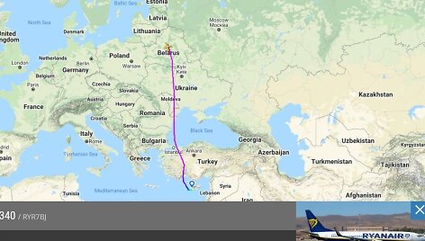"Ryanair" skrydis i&scaron; Kipro į Estiją