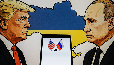 Donaldas Trumpas ir Vladimiras Putinas