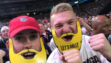 Kyle'as Wiltjeras ir Domantas Sabonis