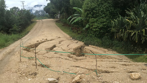 Žemės drebėjimo padariniai Papua Naujojoje Gvinėjoje