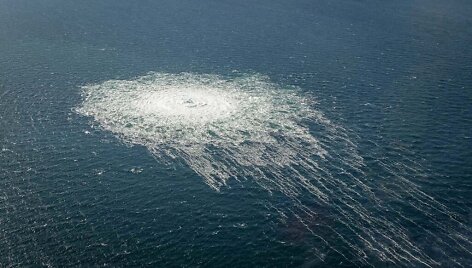 &bdquo;Nord Stream&ldquo; sprogdinimas / DANISH DEFENCE COMMAND / via REUTERS