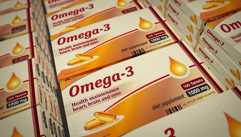 Omega 3 papildai (asociatyvinė nuotr.)