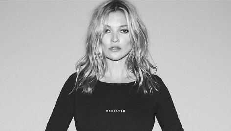 Kate Moss įvaizdis &bdquo;Reserved&ldquo; fotosesijoje