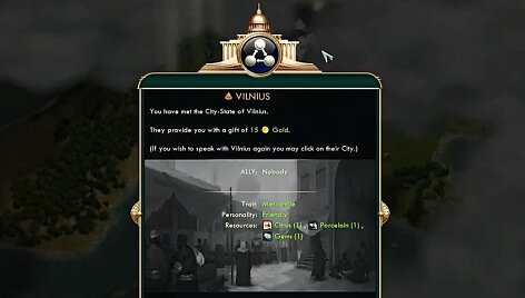 Vilnius žaidime &bdquo;Civilization V&ldquo;