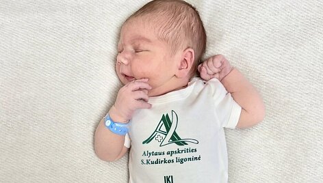Alytuje gimė didžiausias &scaron;iemet kūdikis