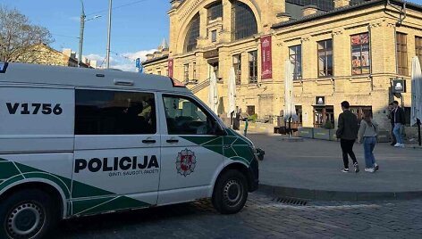 Policija prie Halės turgaus