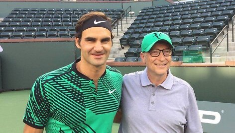 Rogeris Federeris ir Billas Gatesas