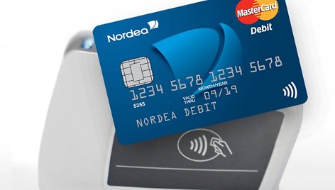 „Nordea“ bekontaktės mokėjimo korteles „Nordea Debit“