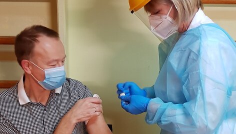 Infekcinių ligų skyriaus vedėjas gydytojas infektologas Aidas Kau&scaron;as