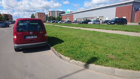 „VW Caddy“ su greičio matuokliu Šiauliuose