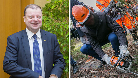 Saulius Skvernelis ir Remigijus &Scaron;ima&scaron;ius