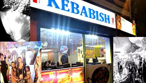 Kebabinė, kurią lietuviai transformavo į pokylių salę.