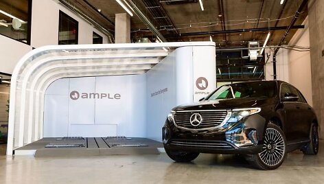 &bdquo;Ample&ldquo; pristatė greito elektromobilių įkrovimo tinklą