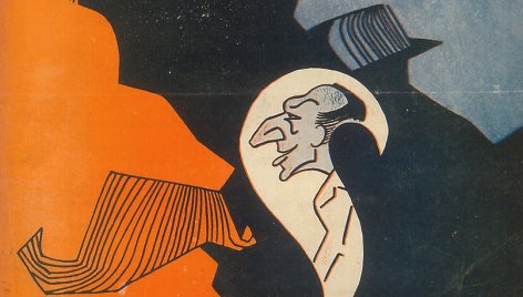 Karikatūra iš lietuviško satyros ir humoro leidinio