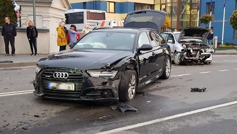 Temos iliustracija: Kaunas, „Audi“ avarija