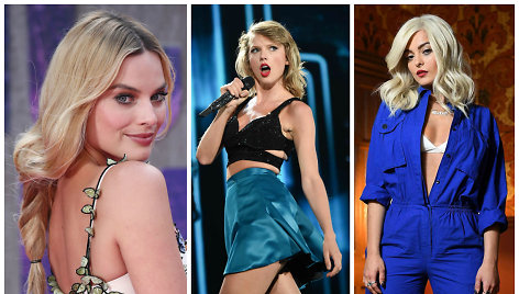 Margot Robbie, Taylor Swift ir Bebe Rexha