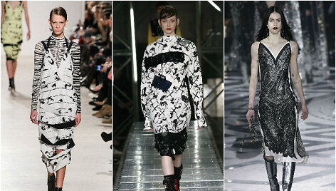 PROENZA SCHOULER, MSGM, LOUIS VUITTON kolekcijų modeliai