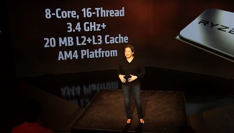 AMD &bdquo;Ryzen&ldquo; procesorių linijos pristatymas