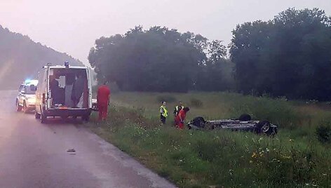 Avarija netoli už Jonavos 