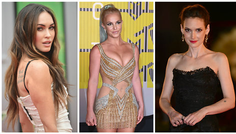 Megan Fox, Britney Spears, Winona Ryder​ ir Lindsay Lohan