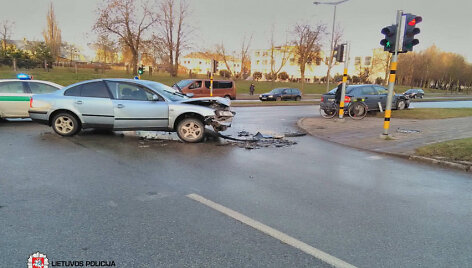 Avarija pirmąją metų dieną