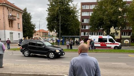 Per eismo įvykį Naikupės gatvėje nukentėjo pėsčioji