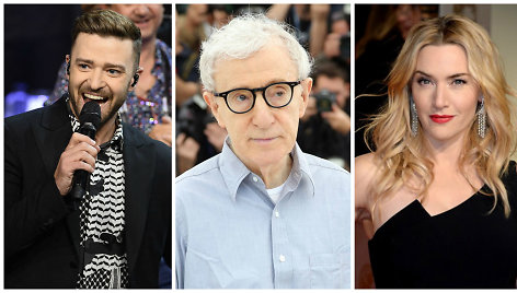 Justinas Timberlake'as, Woody Allenas ir Kate Winslet