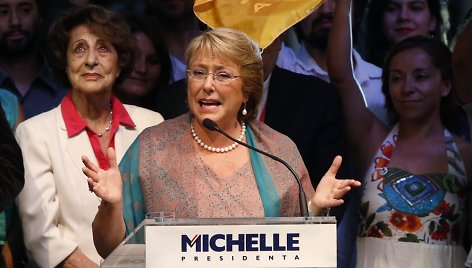 Čilės prezidentė Michelle Bachelet