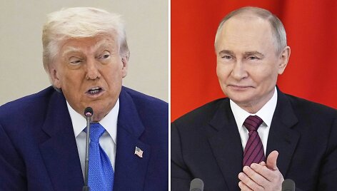 Donaldas Trumpas ir Vladimiras Putinas /  / AP