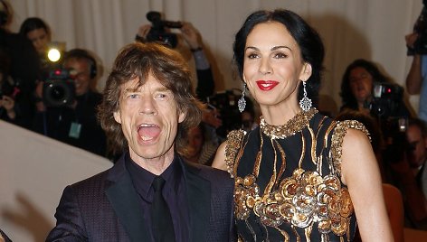 Mickas Jaggeris ir L'Wren Scott (2011 m. gegužės 2 d.)