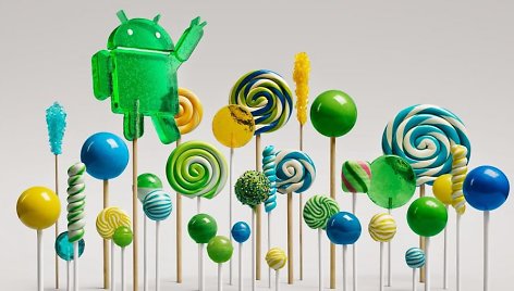 Operacinės sistemos „Android Lollipop“ simbolis 