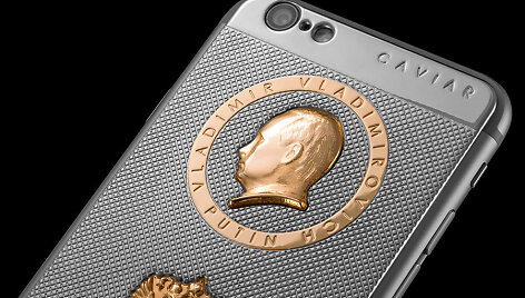 &bdquo;Caviar&ldquo; apdirbtas &bdquo;iPhone 6s&ldquo; telefonas su auksine Vladimiro Putino galva