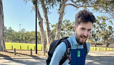Danielius Narauskas jau pradėjo savo kelionę per Australiją