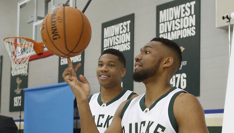 Giannis Antetokounmpo ir Jabari Parkeris