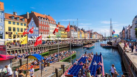 Nyhavn rajonas vienas populiariausių Kopenhagoje