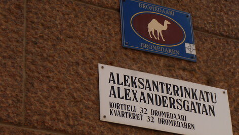 Namų blokų adreso lentelės Helsinkyje
