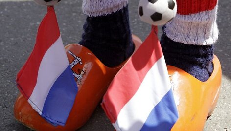 Olandijos futbolo gerbėjo klumpės